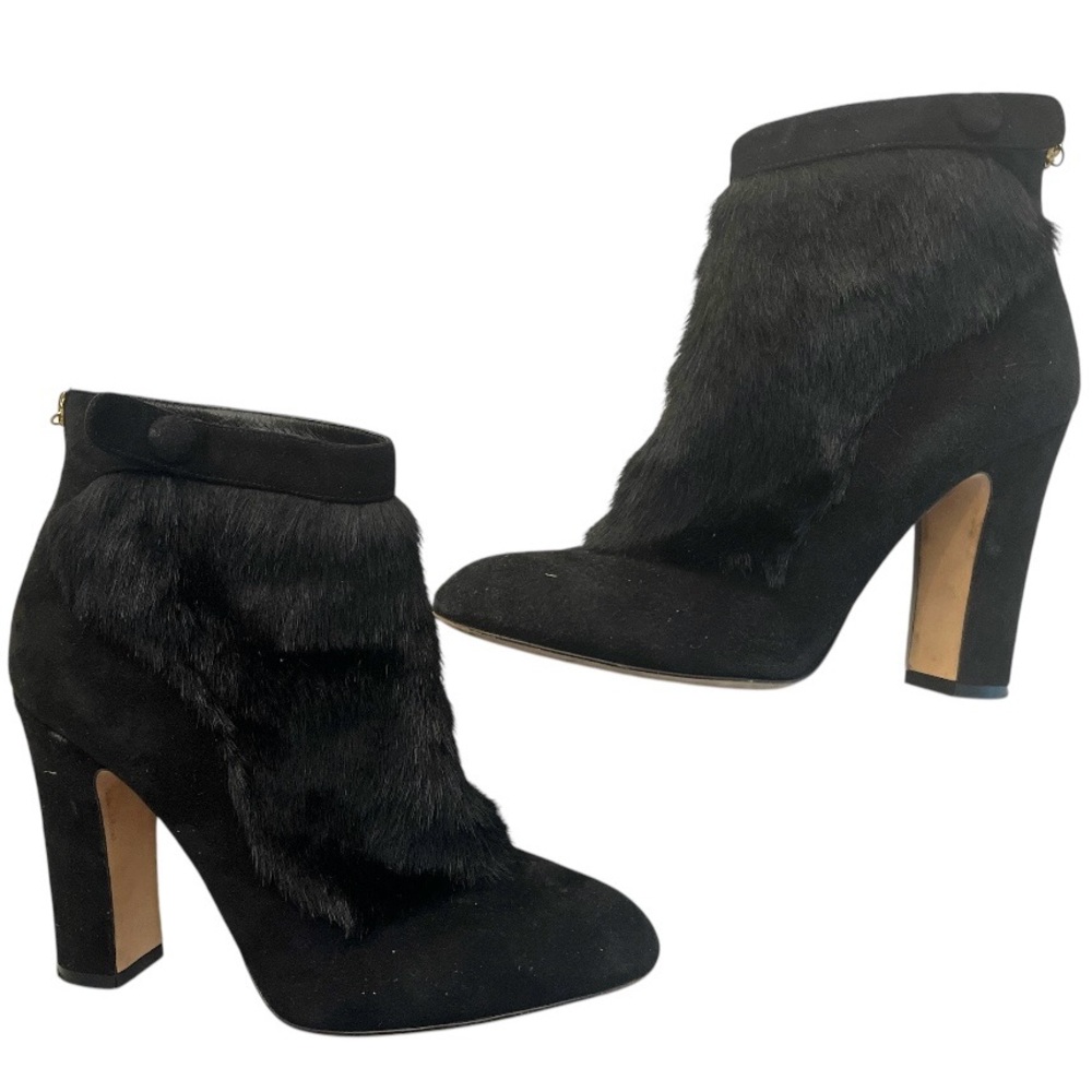 Dolce & Gabbana Fur Accent Booties